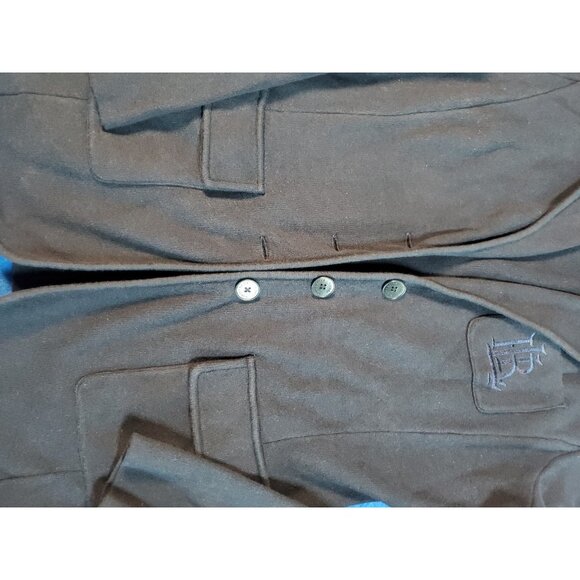 Polo Ralph Lauren Blue RRL Blazer Jacket Knitted Women's Size Large - Picture 13 of 16